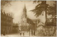 Postkarte: Vevey Eglise Catholique 1919